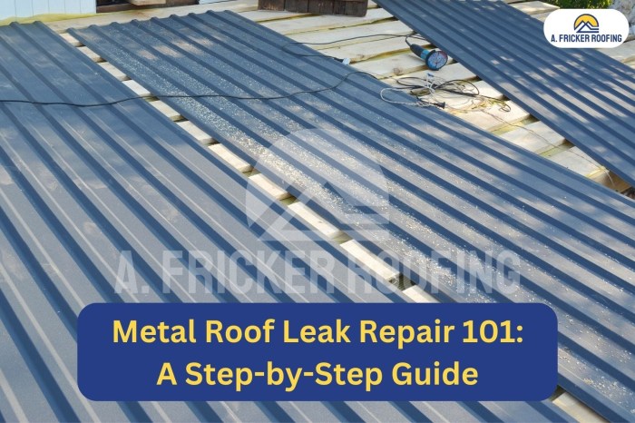 Metal Roof Leak Repair 101: A Step-by-Step Guide