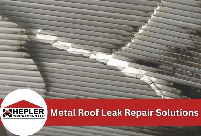 Metal roof leak repairs - Metal Roof Experts in Ontario, Toronto, Canada.