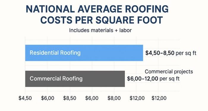 Roof Replacement Cost Per Sq Ft in 2025 | Price Guide