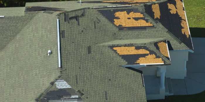 Storm damage roofing contractors