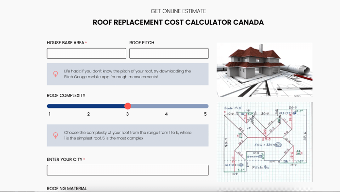 Roofing Calculator - Estimate Roof Replacement Cost - Get Free Quotes